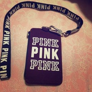 Victoria Secret Id wallet lanyard, never used